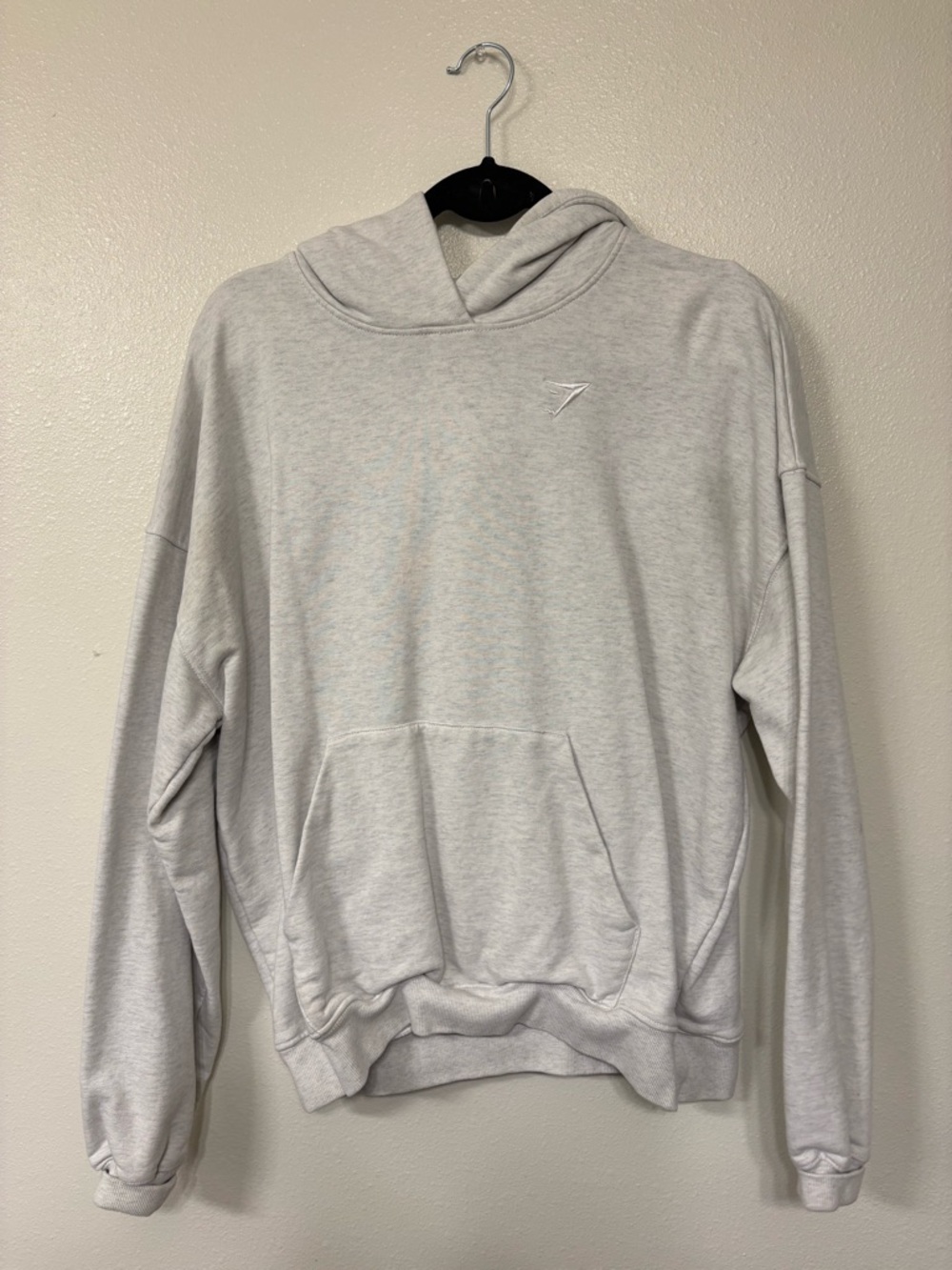 Gymshark Light Gray Pullover Hoodie